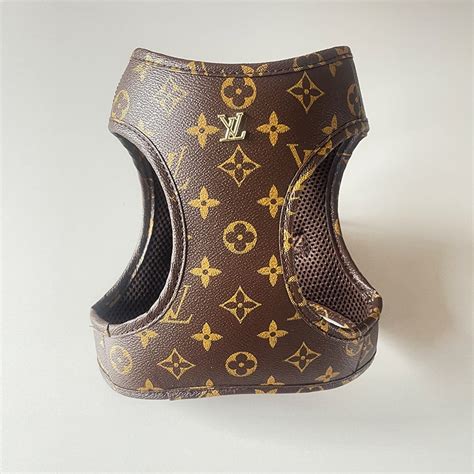 louis vuitton dog harness for sale.